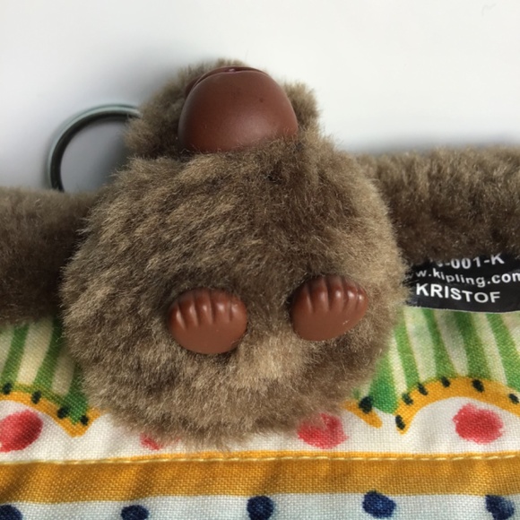 Kipling Gorilla Key Chain Ring Kristof NWOT Handbag Purse Charm - Picture 6 of 10